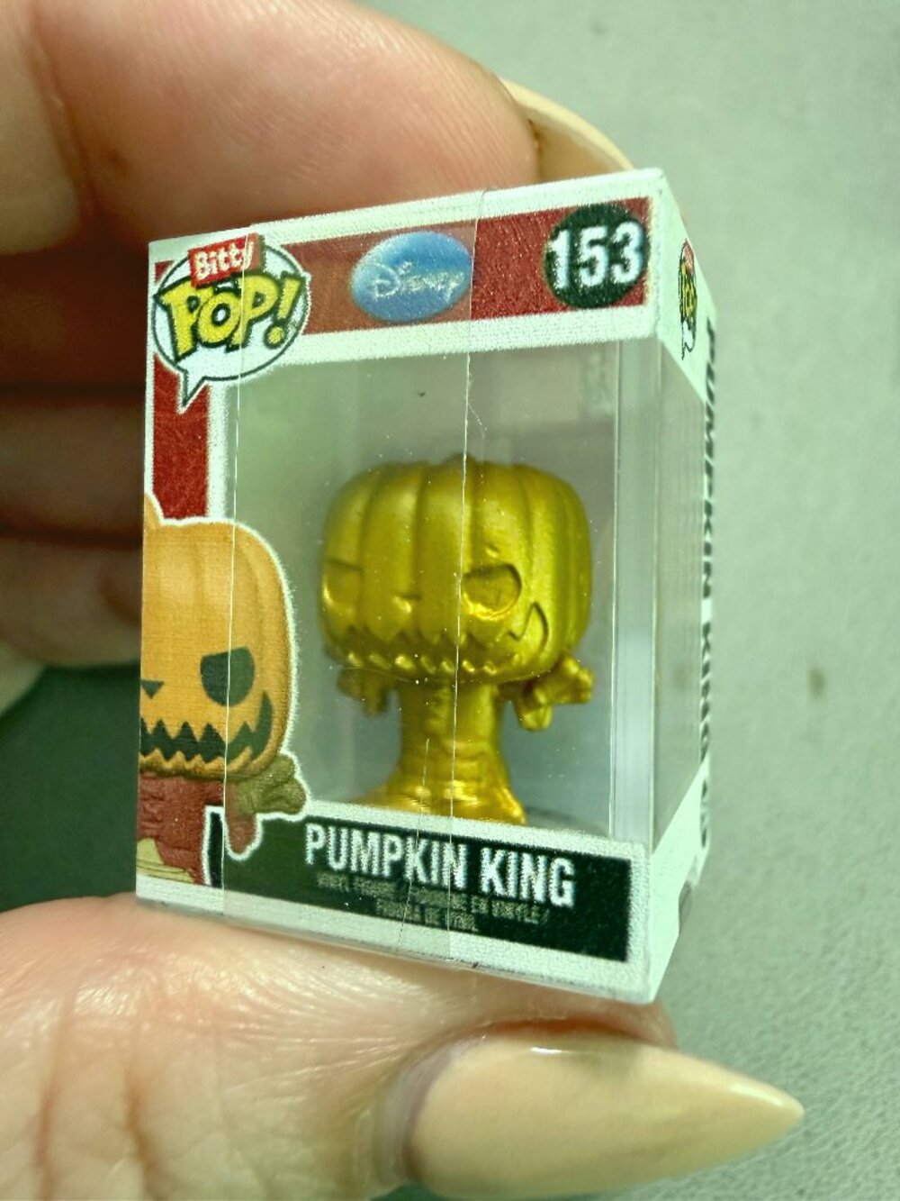 Funko Bitty Pop GOLD Pumpkin King Nightmare Before Christmas Chase Sealed NBC